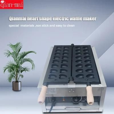 Commercial Electric Heart Shape Waffle Maker Machine