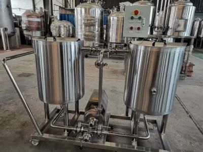 50L 100L Beer Fermenter Cleaning Machine SS304 CIP for Brewery