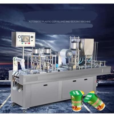 Servo Motor Driven Cup Filling and Sealing Machine for Ice Cream/Automatic Liquid Filling ...