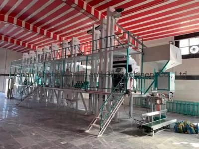 Automatic Complete Set Rice Whitening Polishing Color Sorter Processing Milling Mill