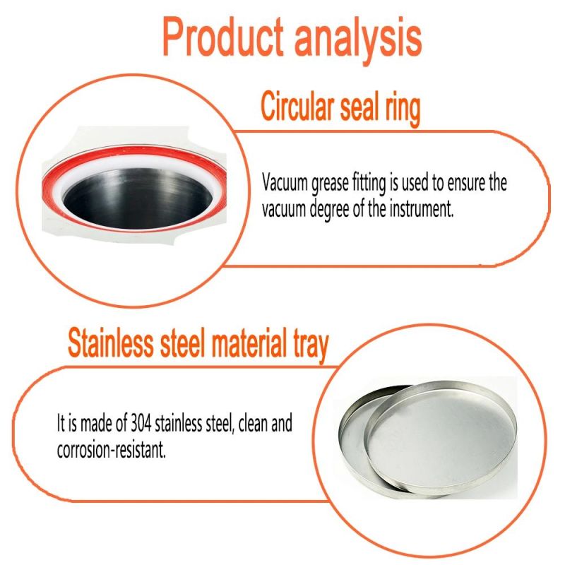 Desktop Pharmaceutical Food Chemical Vacuum Dryer Machine Freeze Dryer