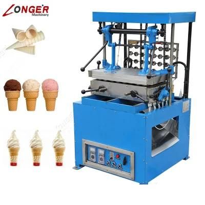 Commercial Sweet Cone Ice Cream Wafer Maker Snow Cone Machine