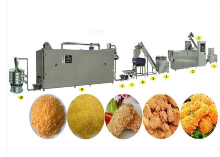 Industrial Panko Bread Crumb Processing Line