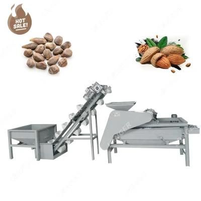 Hazelnut Separator Palm Kernel Cracker Machinery Automatic Almond Cracking Machine