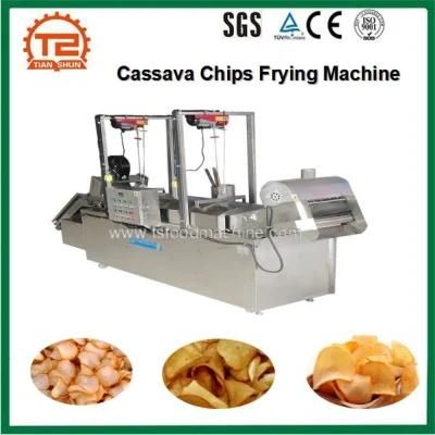 Potato Chips and Cassava Chips Frying Machine