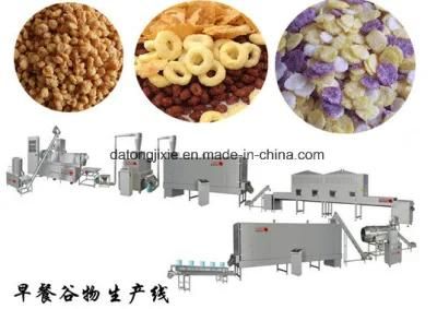 Big Capacity Breakfast Corn Flakes Snacks Cereals Machinery