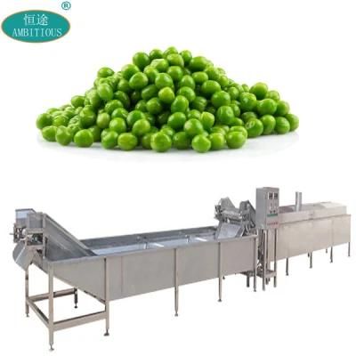 Conveyor Belt Blanching Machinery Continuous Pea Blanching Machine