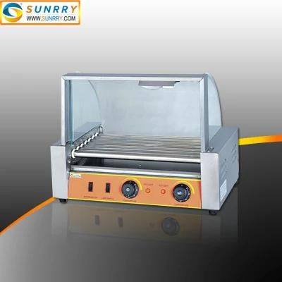 Hot Sale 7 Rollers and Cover Automatic Hot Dog Roller Dog Machine