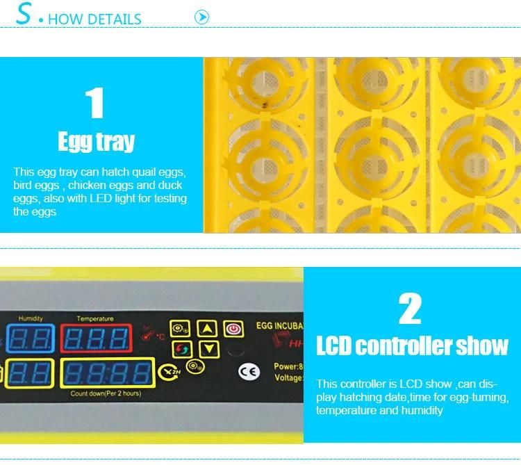 High Hatching Rate Ew-48 Hhd Quail Egg Incubator for Sale