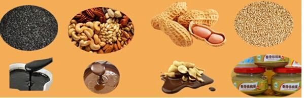Creamy Almond Peanut Nuts Food Colloid Mill Butter Machine