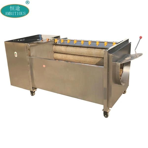 Peeling Washer for Root Vegetables Carrots Cleaning Machine