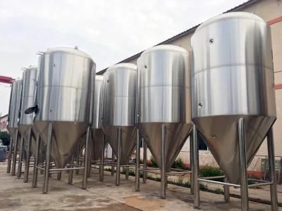 3000L Beer Fermenting Equipment 304 Stainless Steel Fermentaion Tank Beer Conical ...