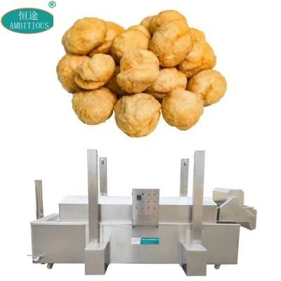 Deep Frying Continuous Fried Fish Ball Frying Fryer Machine