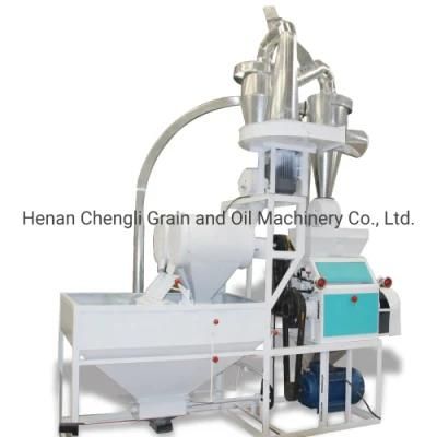 Small Mini Home Use Corn Maize Wheat Flour Making Grinding Roller Mill