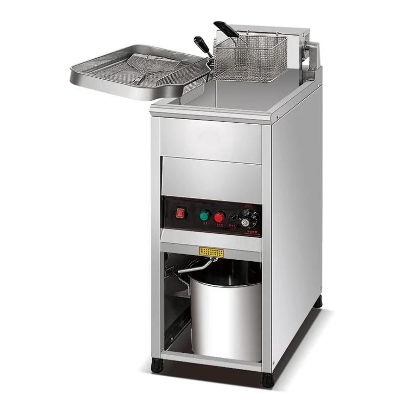 Commercial Equipment Stainless Steel Snack Chicken French Fries Deep Fryer for Restaurant