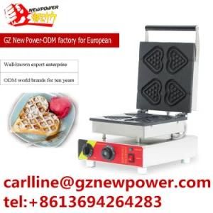 Catering Equipment Hot Sale Factory Price Waffle Machine Heat Shape Waffle Maker with ...