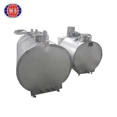 200-12000L Industrial Dairy Milk Processing Machinery Stainless Steel Cooling Storage Tank ...