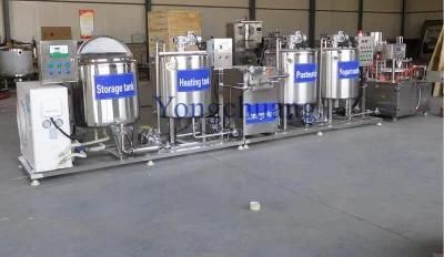 Milk Pasteurizer with Water Refrigeration and Compressor Refrigeration