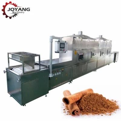 PLC Cinnamon Powder Microwave Drying Sterilization Machine