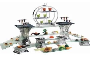 Factory Price Good Quality Stainless Steel Multifunctional Combined Buffet Display Food ...