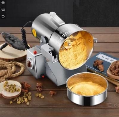 500g Electric Grain Mill Cereal Spice Grinder for Herb Pulverizer Superfine Powder Machine ...