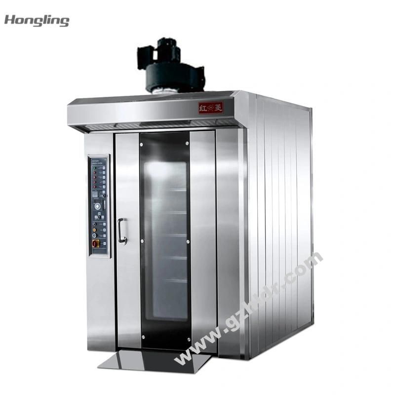 Factory Sell Stainless Steel 16 Trays Diesel Rotary Oven for Bakery
