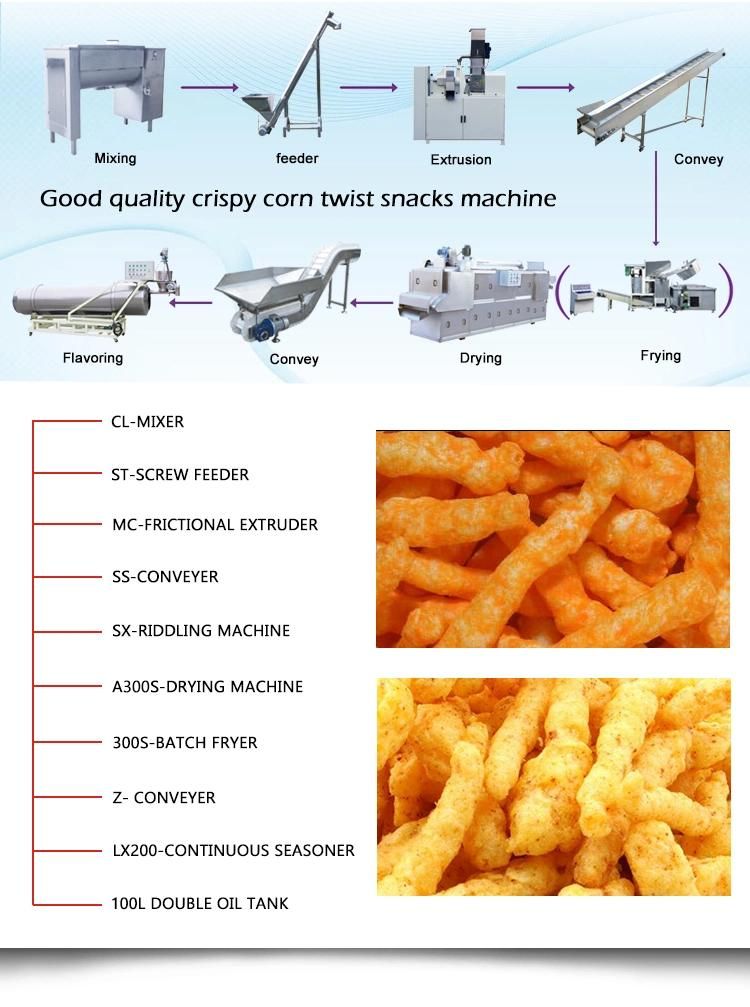 Factory Price Kurkure Cheetos Snack Extruder