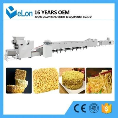 Automatic Fried Square Round Shapes Instant Noodles Production Line