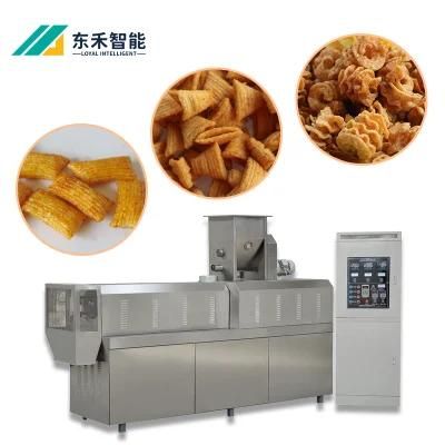 Bugle Extruder Machinery Automatic Fried Corn Bugle Snacks Production Line