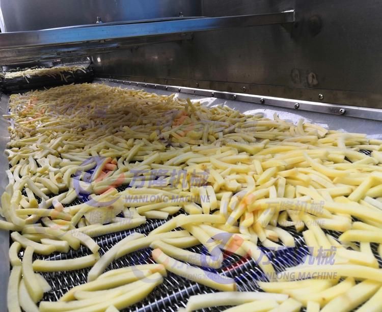 Industrial Carrot Washing Peeling Cutting Drying Packing Production Line