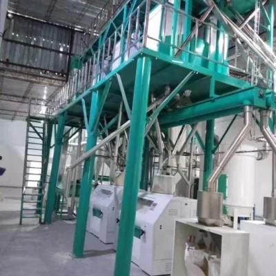 Tanzania High Quality 50t Maize Mill Complete Plant