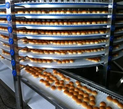 Snake Food Spiral Cooling Conveyor Tower Quick Freezer Equipment