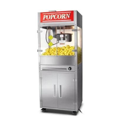Commercial Stainless Steel 16oz Big Capacity Vertical Popcorn Machine for Cinema