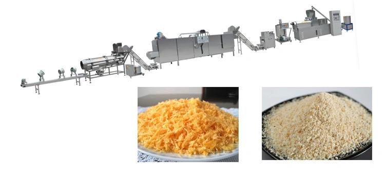 High Speed Zh65 Panko Breadcrumbs Machines Bread Crumb Processing Line