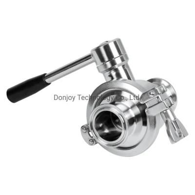 Donjoy Middle Clamp Type Ball Valve with Manual Handle