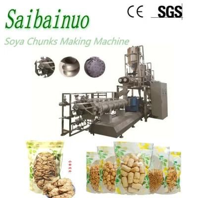 Jinan Saibainuo Quality Vegan Meat Soya Chunks Protein Making Machine
