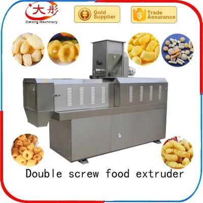 Puffed Corn Snacks Food Making Extrusion Machine