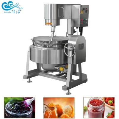 2020 Manufacturer Industrial Commercial 300L Jacketed Cooking Kettle with Agitator for Jam ...