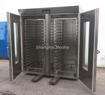 Commercial Bakery 2 Trolley Double Door Toast Loaf Croissant Bread Dough Proofer Bread ...