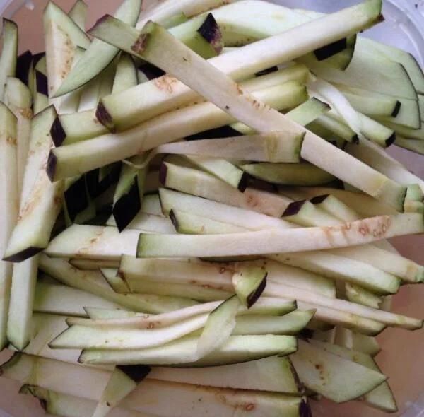 Industrial Vegetable Cutting Machine Eggplant Strips Cutting Machine