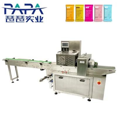 Hot Selling Flow Wrapping Machine (film downside wrapping)