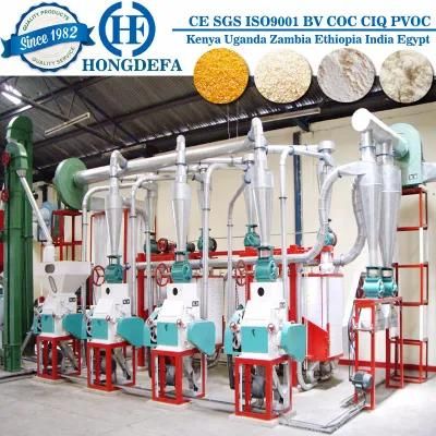 Hot Sale in Africa Market of 10t/24h Maize Mill Plant