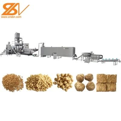 Texture Vegetable Protein Tvp Crumbles Puffing Machine