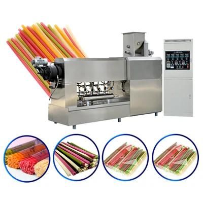 2021 Corn Starch Straw Making Machine Rice Flour Straw Processing Line Cassava Starch ...