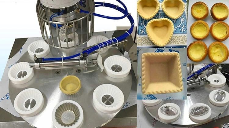 Stainless Steel Egg Tart Shell Machine Easy Operation Tart Presser Machine Egg Tart Skin Forming Machine