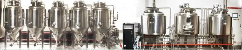200L SS304 Beer Cooking Vessel Brewery Equipment