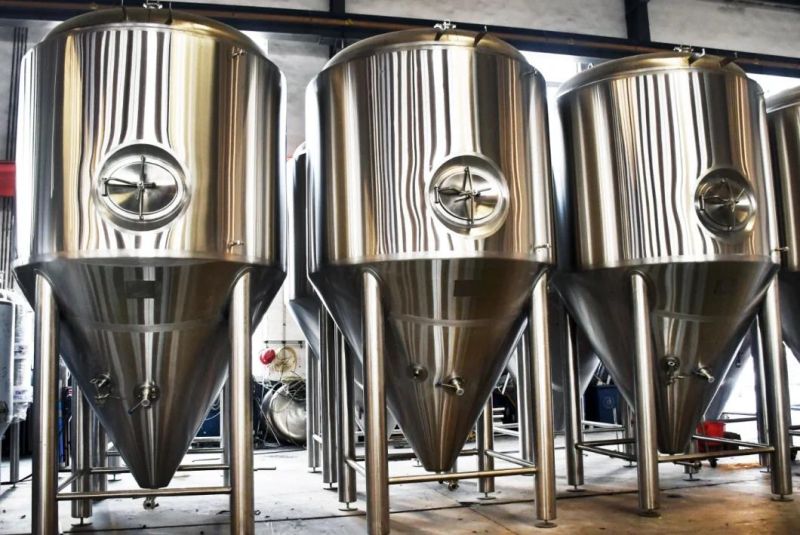 Stainless Conical Cone 500L 1000L 2000L Beer Fermentation Tank