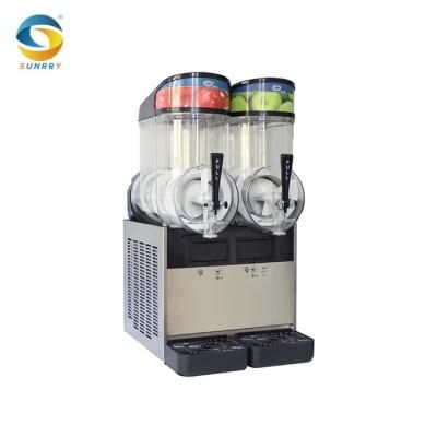 Commercial Duplex Slush Machine Frozen Drink 12L Ice Slush Machine