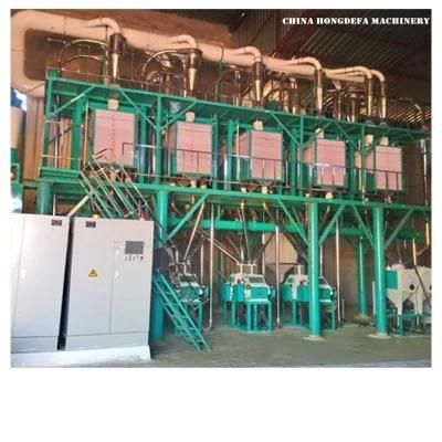 Automatic 36t Wheat Flour Milling Plant with Two Years Spare Parts and Extra Rollers