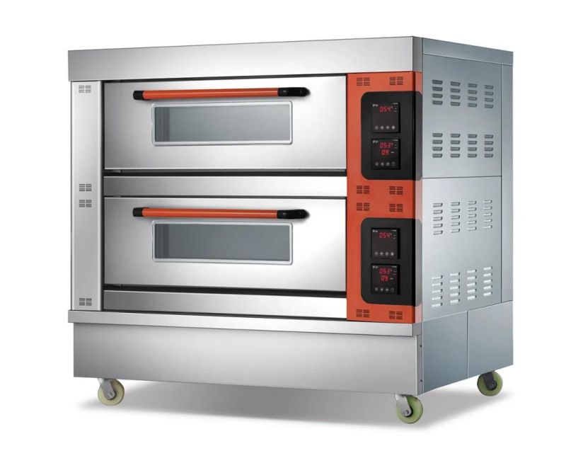 Commercial 2 Deck 4 Trays Electric Bakery Oven on Sale
